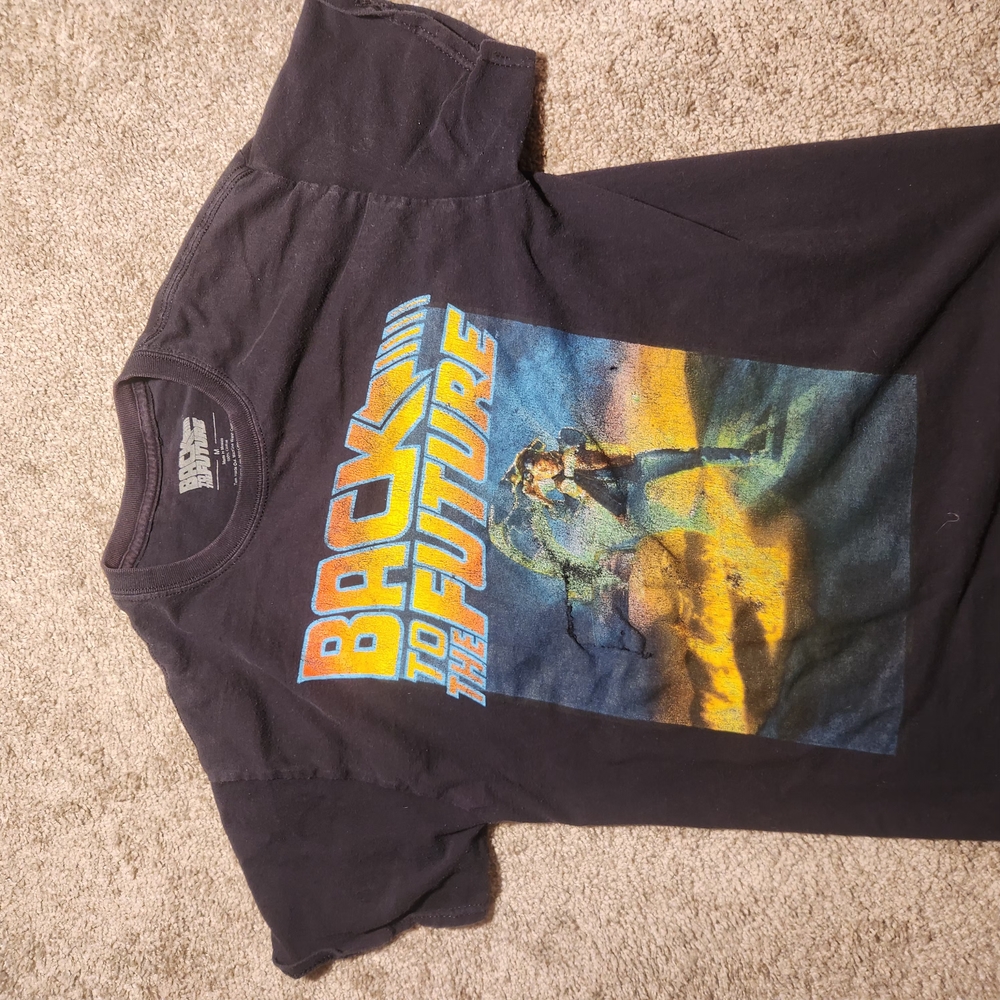 Vintage Back To The Future Shirt Mens Size Medium Single Stitch With Flaws (2)